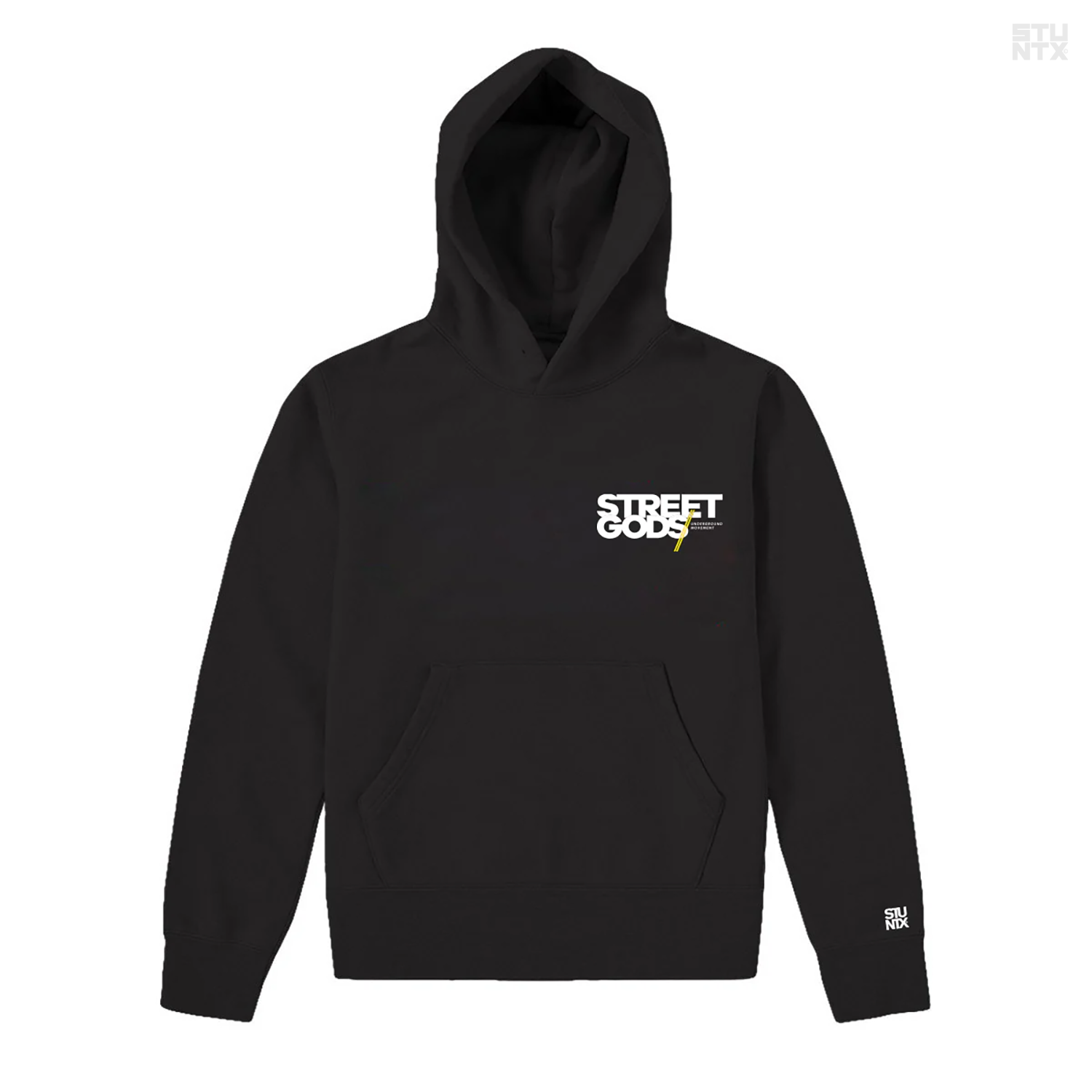 STREET GODS Black Popover Hoodie