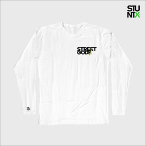 STREET GODS White Long Sleeve T-Shirt